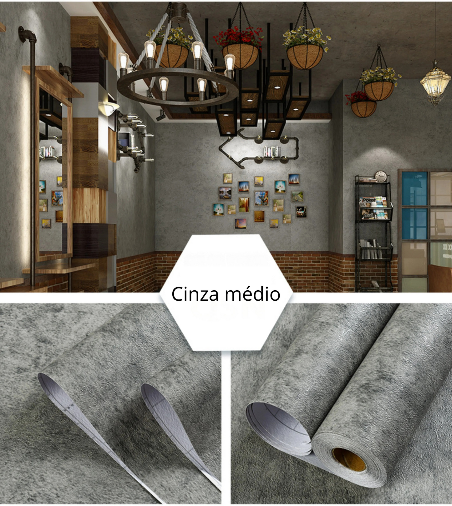 Papel de parede industrial