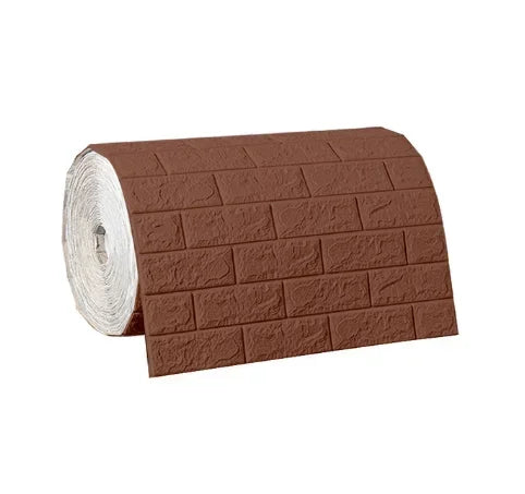 Papel de parede 3D imitação tijolo