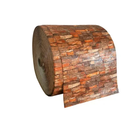 Papel de parede 3D imitação tijolo