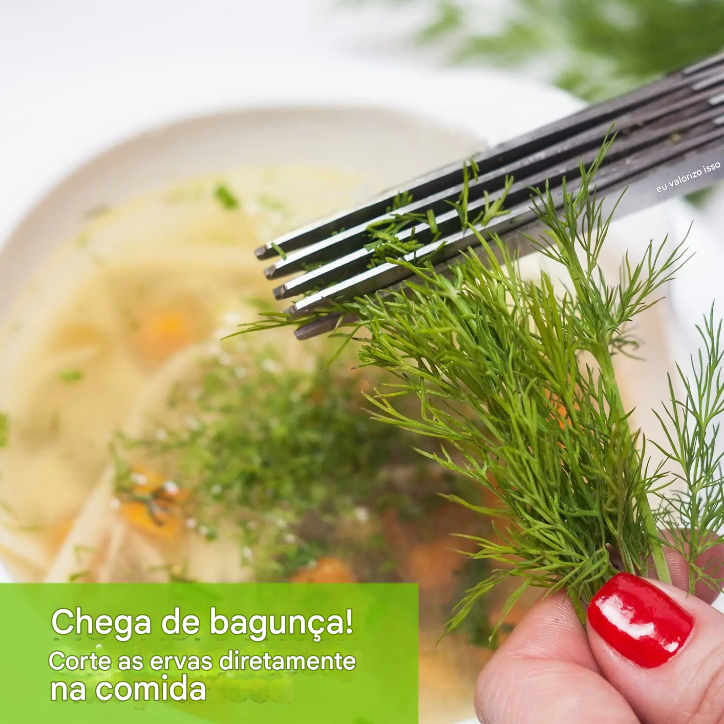 Tesoura de Cozinha Para Cortar Especiarias
