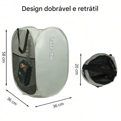 Cesto de Roupa de Malha