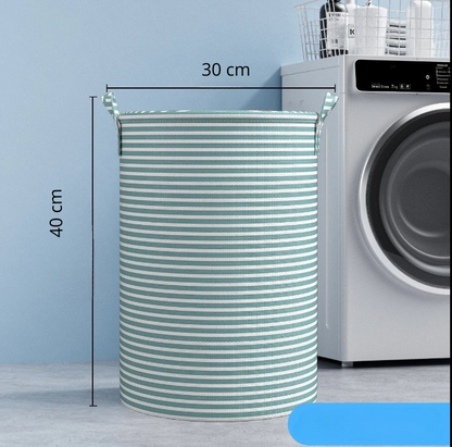 Cesto de Roupa Listrado