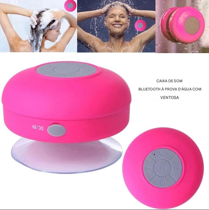Caixa de Som com Bluetooth a Prova D'água