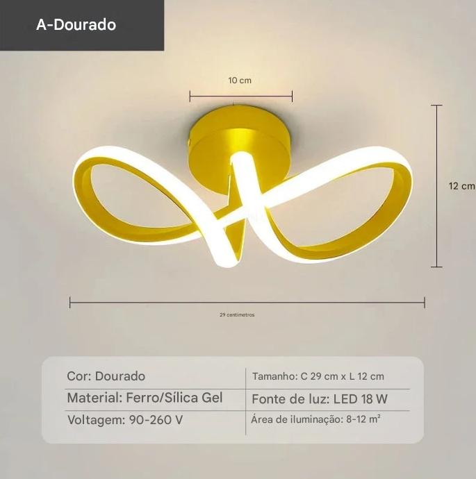 Luminária de Teto Led Estocolmo