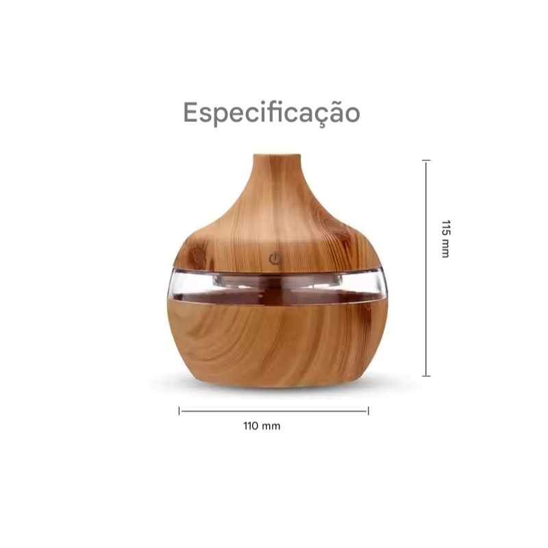 Umidificador de Aromaterapia 300 ml