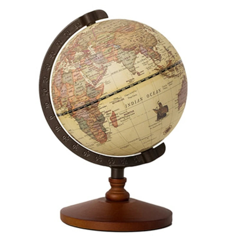 Globo de Madeira Vintage