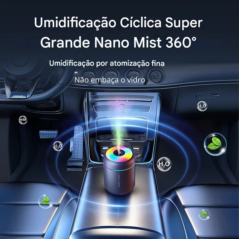 Mini Umidificador de Ar 180 ml