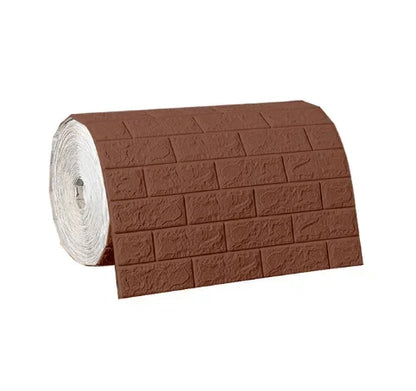 Papel de parede 3D imitação tijolo
