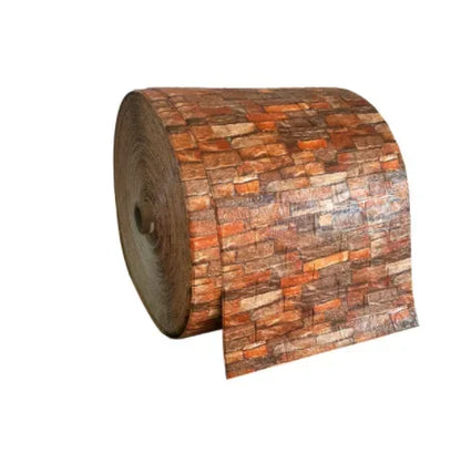 Papel de parede 3D imitação tijolo