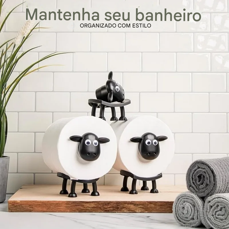 Suporte de Papel Higiênico Decorativo