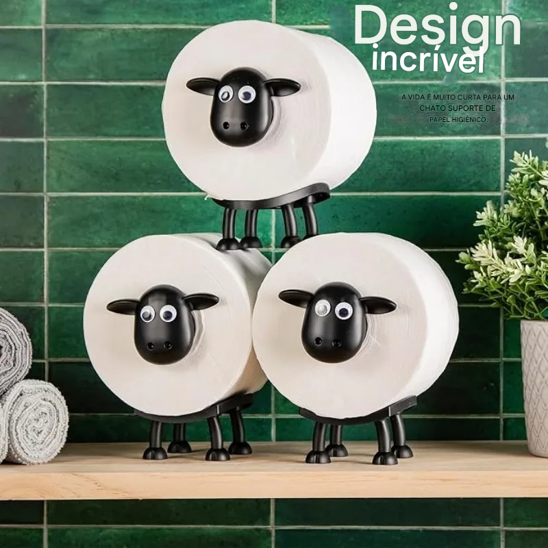 Suporte de Papel Higiênico Decorativo